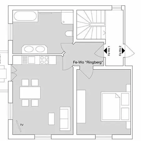With 1 Bedroom Σπίτι διακοπών